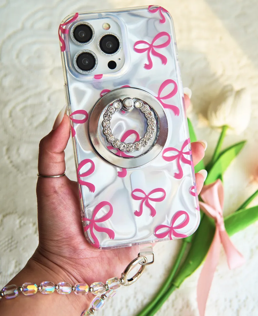 Pretty Pink Bows MagSafe Phone Case