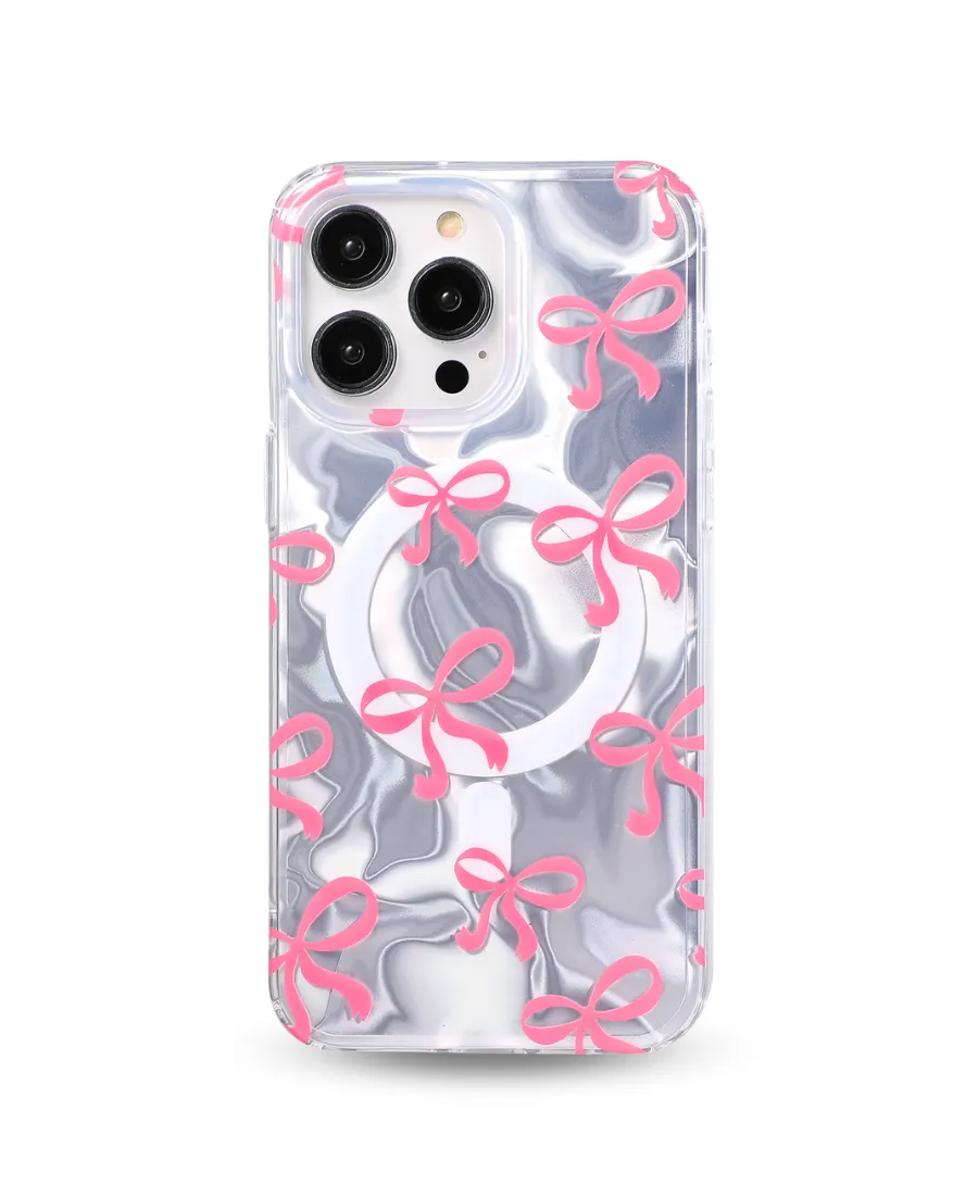 Pretty Pink Bows MagSafe Phone Case