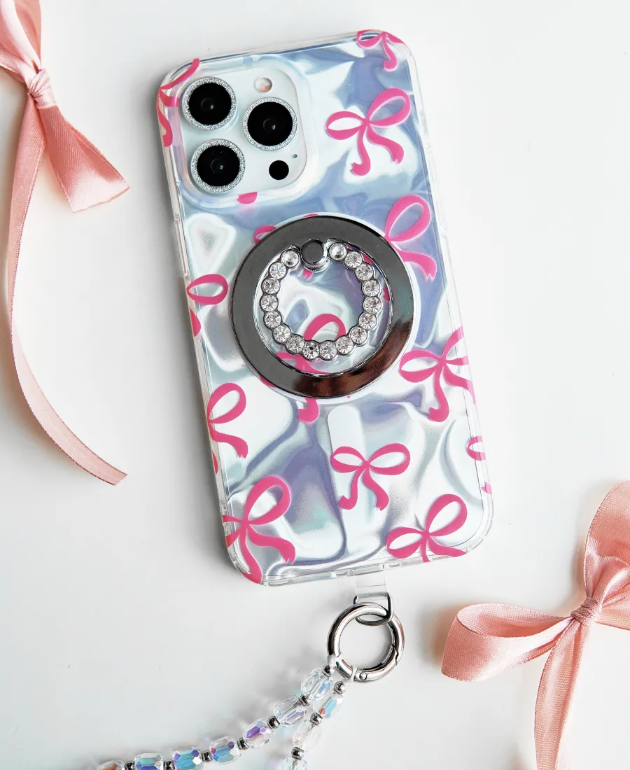 Pretty Pink Bows MagSafe Phone Case