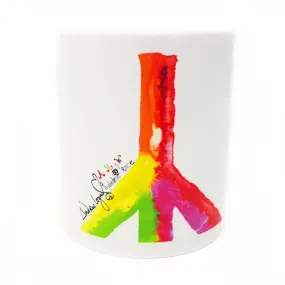 PSYCHEDELIC  PEACE SYMBOL MUG  - ALTERNATIVE MISS WORLD 2018