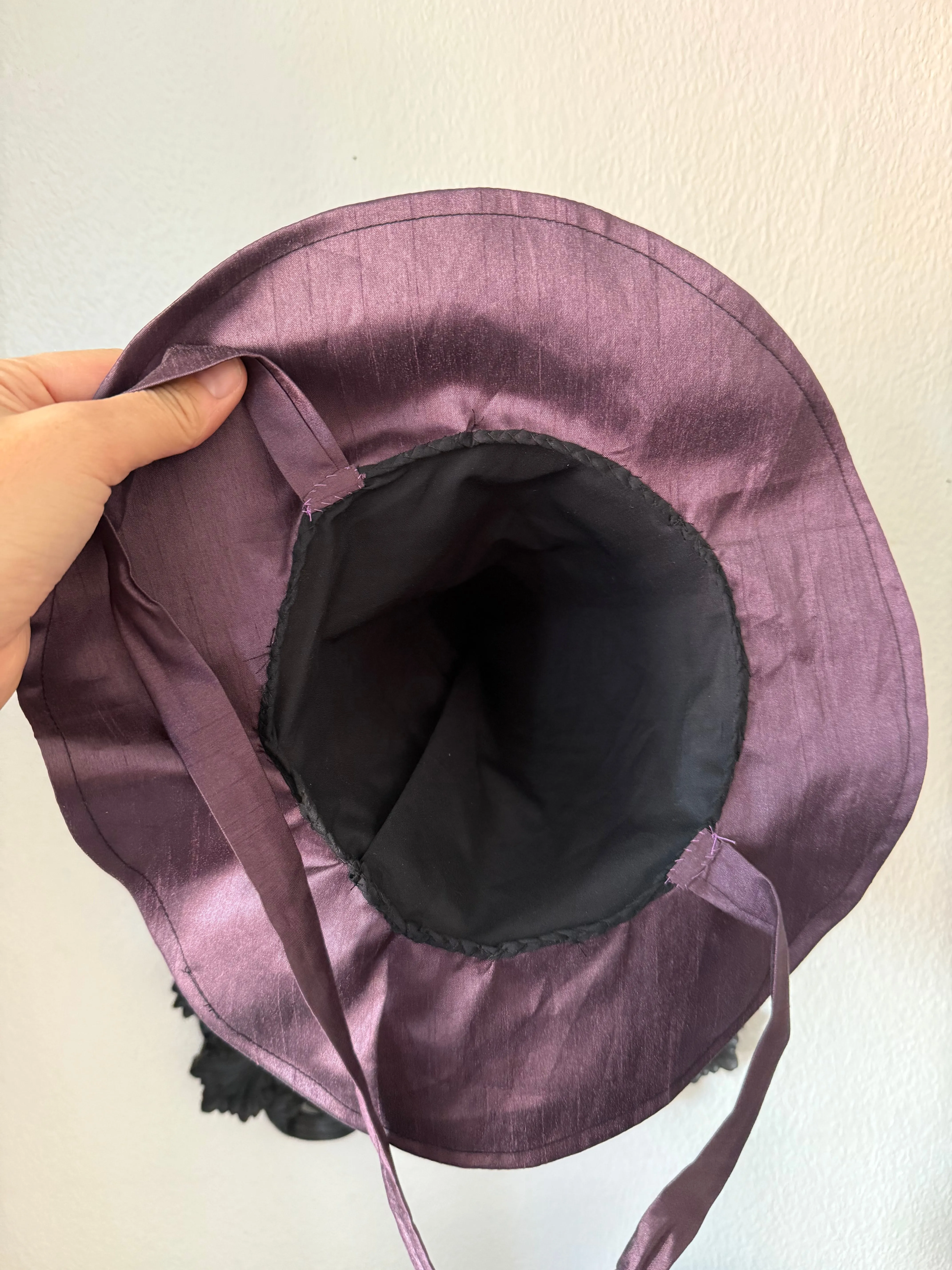 Purple Large Brim Witch Hat