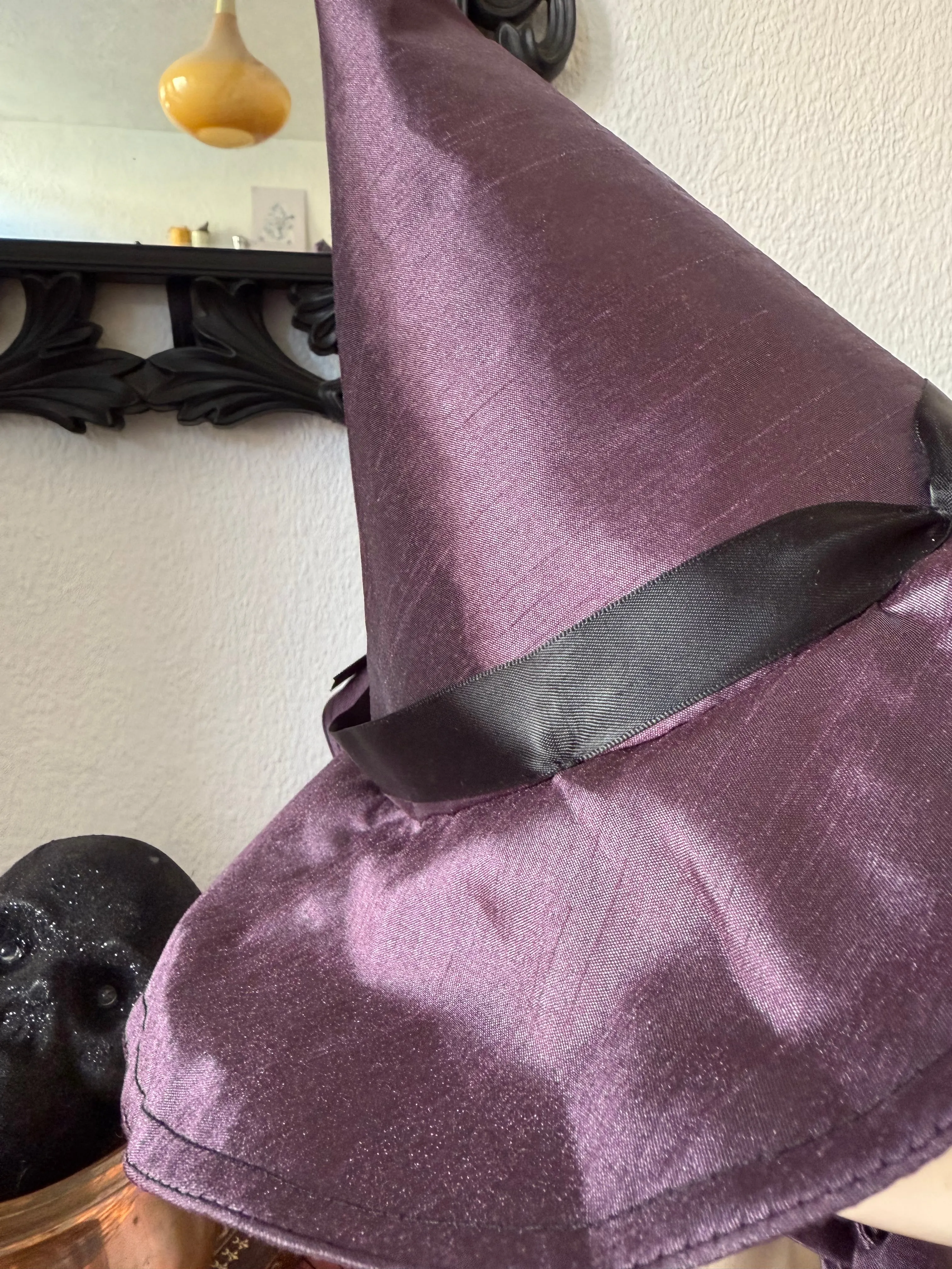 Purple Large Brim Witch Hat