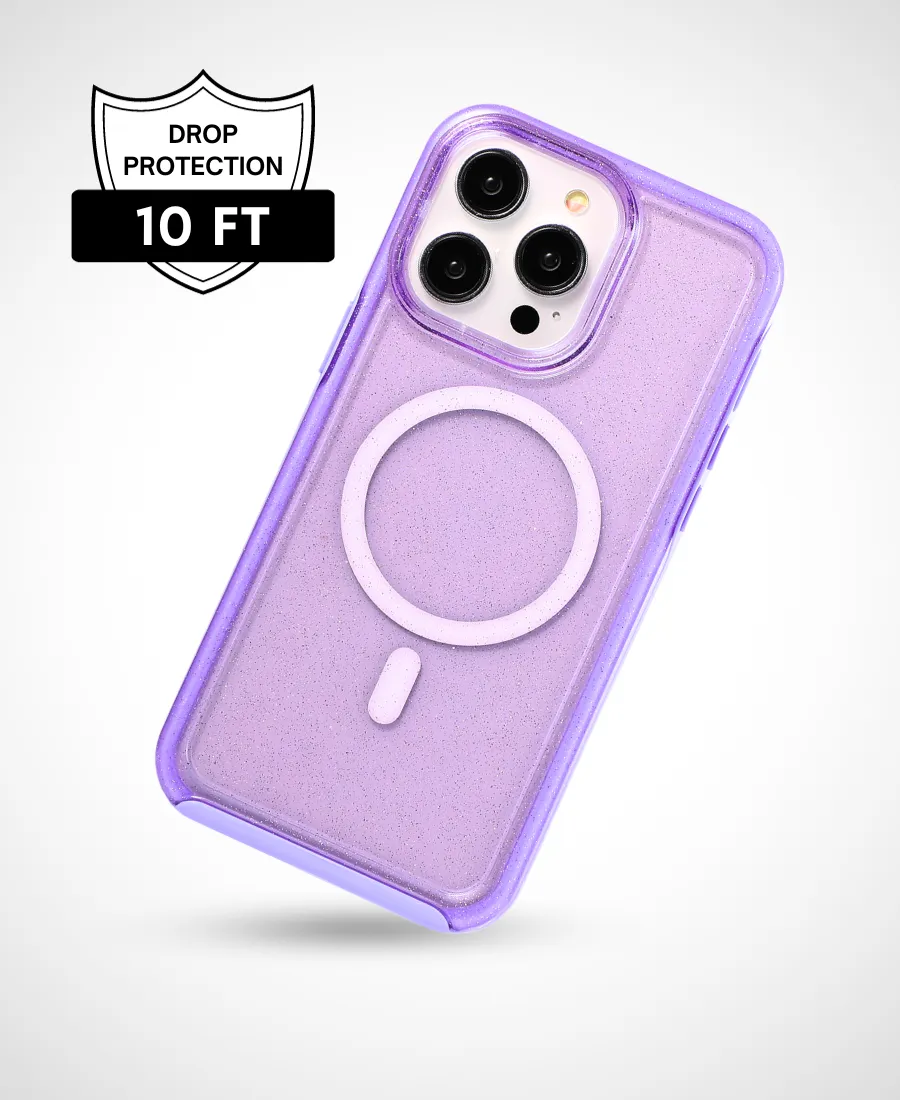 Purple Neon MagSafe Phone Case