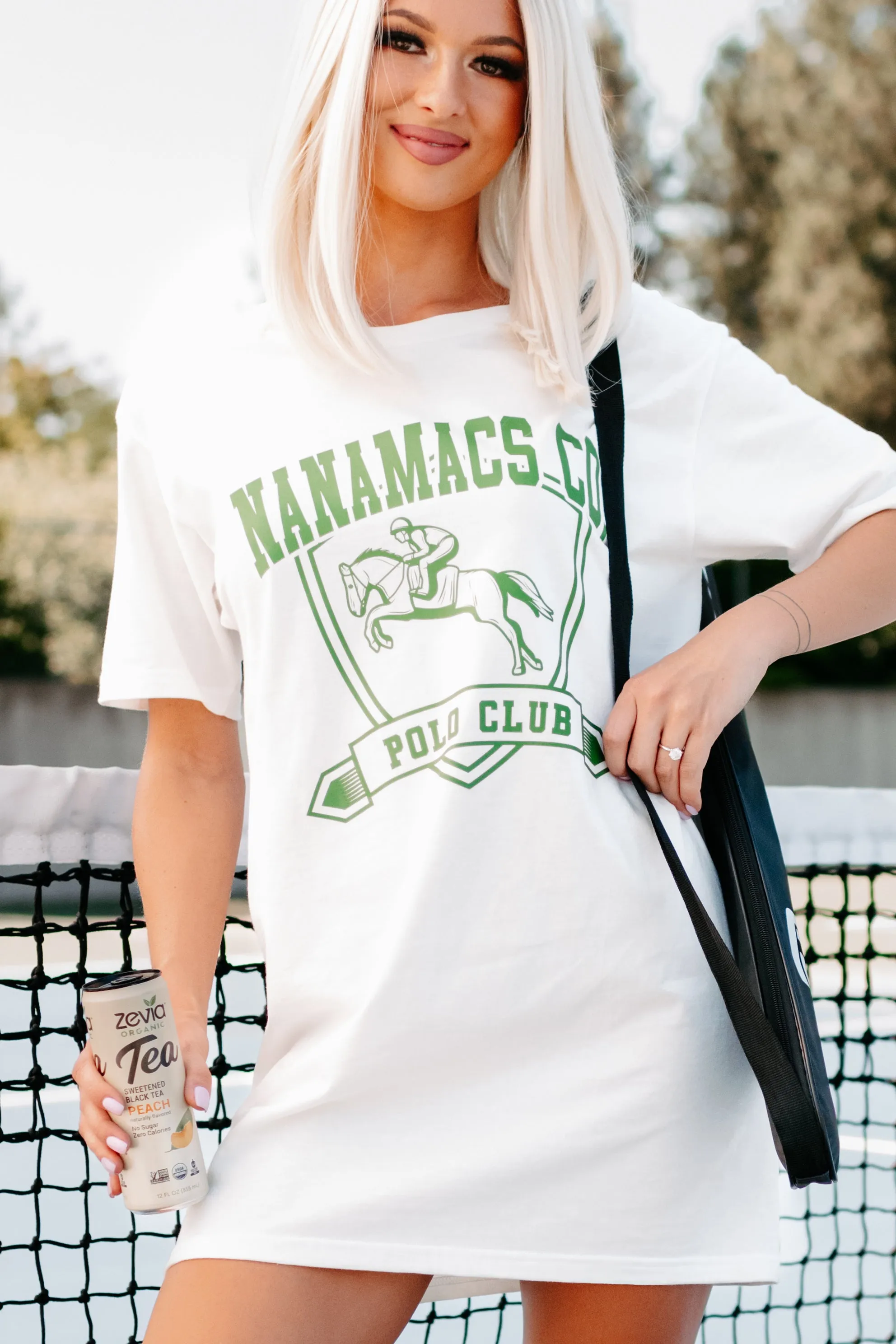 "NanaMacs Co. Polo Club" Graphic - Multiple Shirt Options (White) - Print On Demand