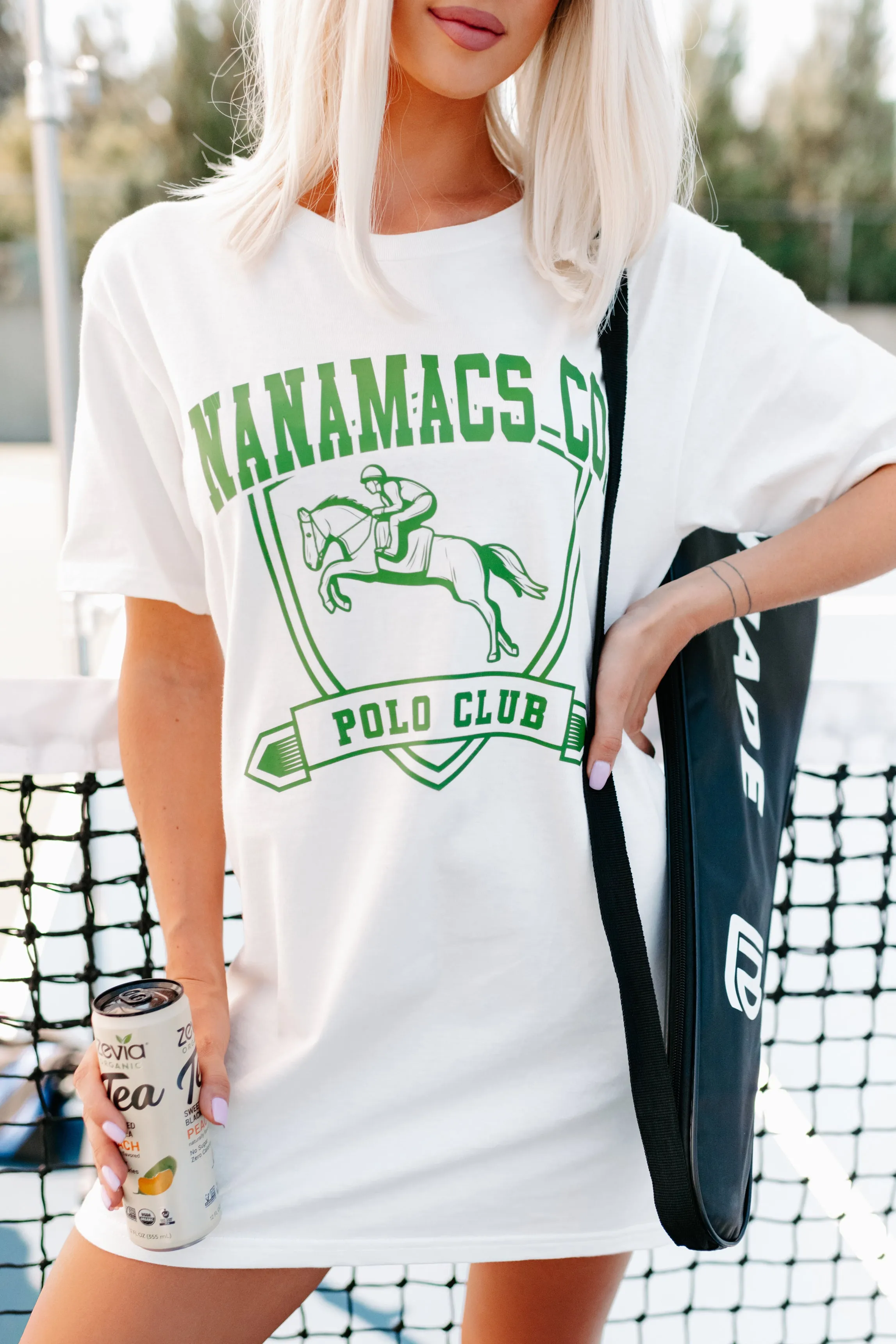 "NanaMacs Co. Polo Club" Graphic - Multiple Shirt Options (White) - Print On Demand