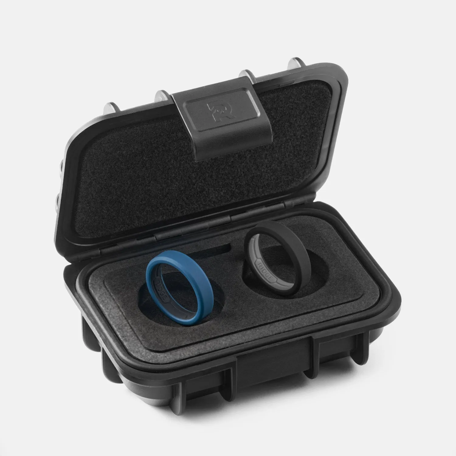 Ridge 6mm Silicone Ring Set - Alpine Navy