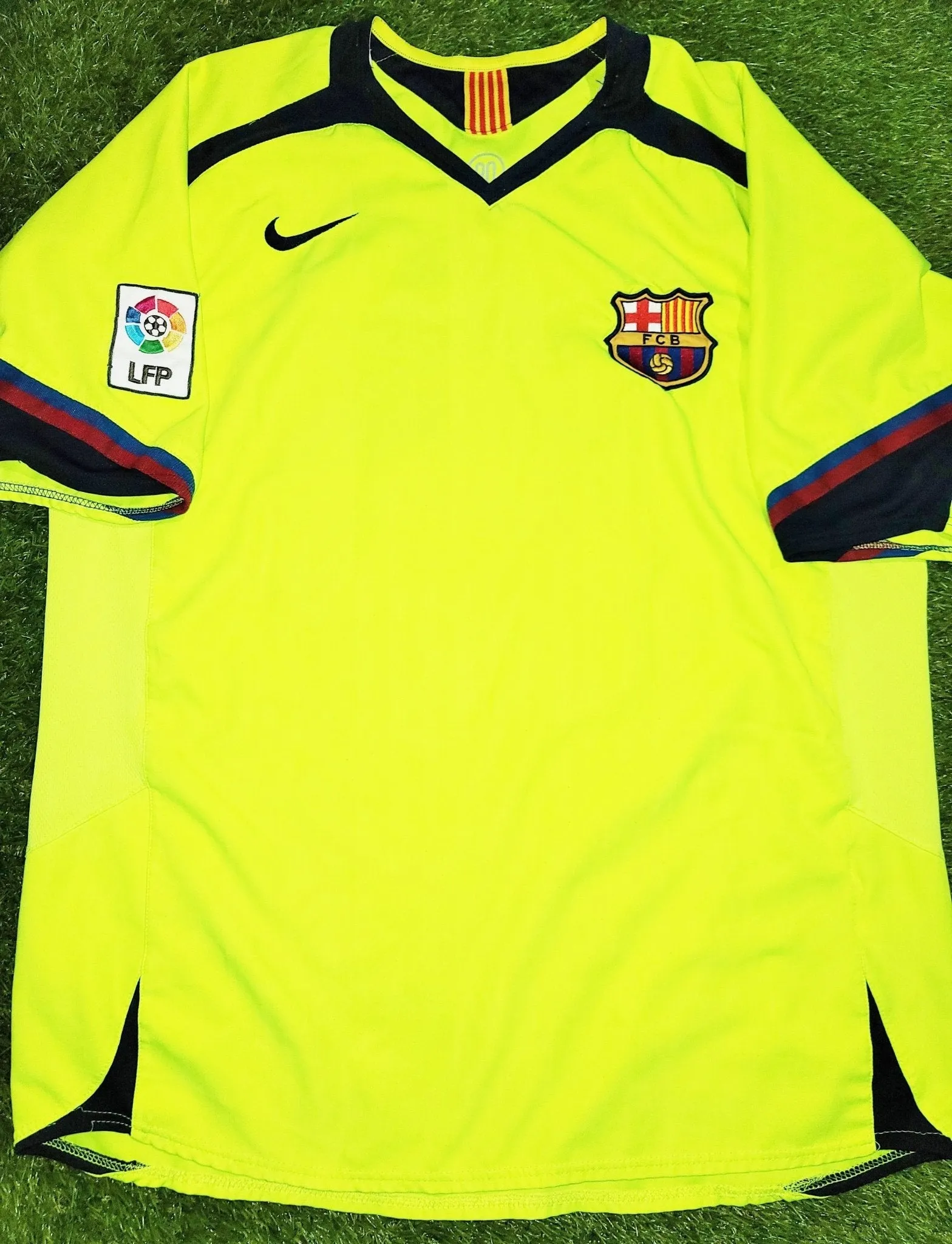 Ronaldinho Barcelona 2005 - 2006 Away Jersey Shirt Camiseta L SKU# S6DHA 195971