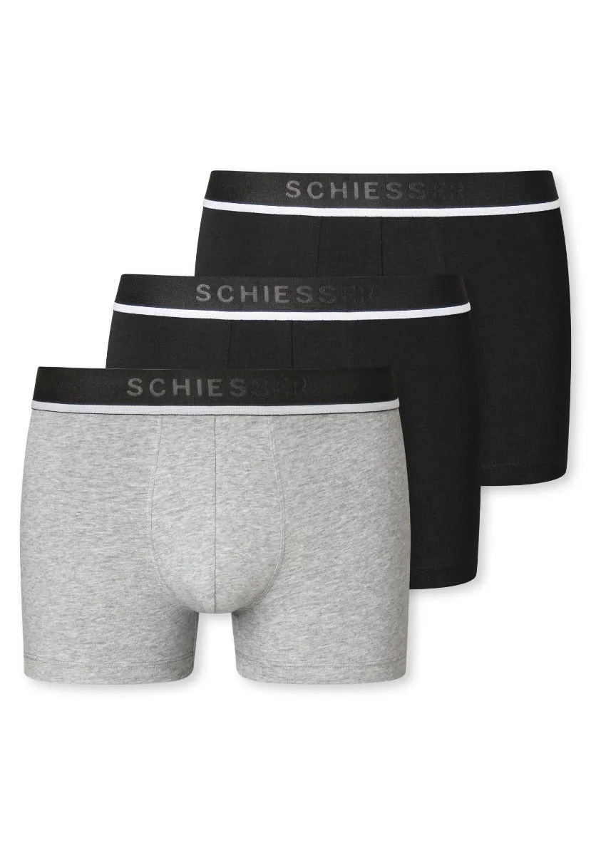 Schiesser - Organic Cotton - Shorts - 3 Pack