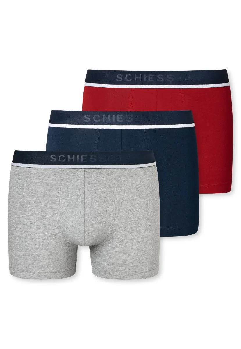 Schiesser - Organic Cotton - Shorts - 3 Pack