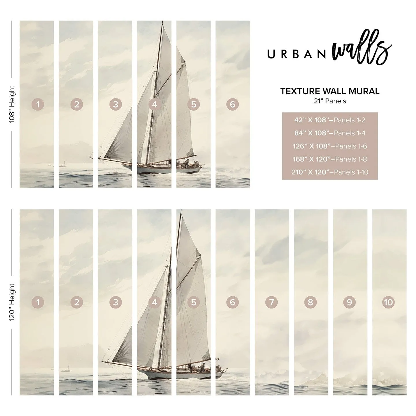 Setting Sail Wall Mural