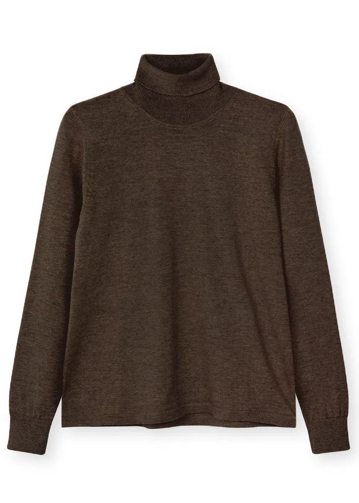 Sibin Linnebjerg Lira Turtleneck Sweater - Brown