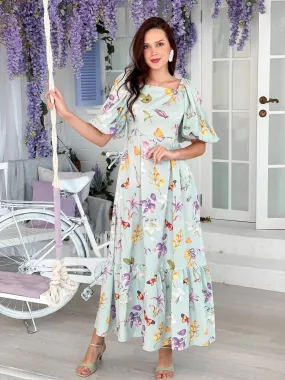 Skylar - Floral long dress