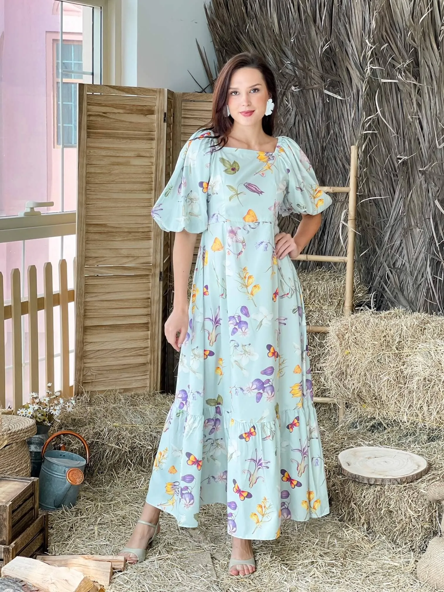 Skylar - Floral long dress