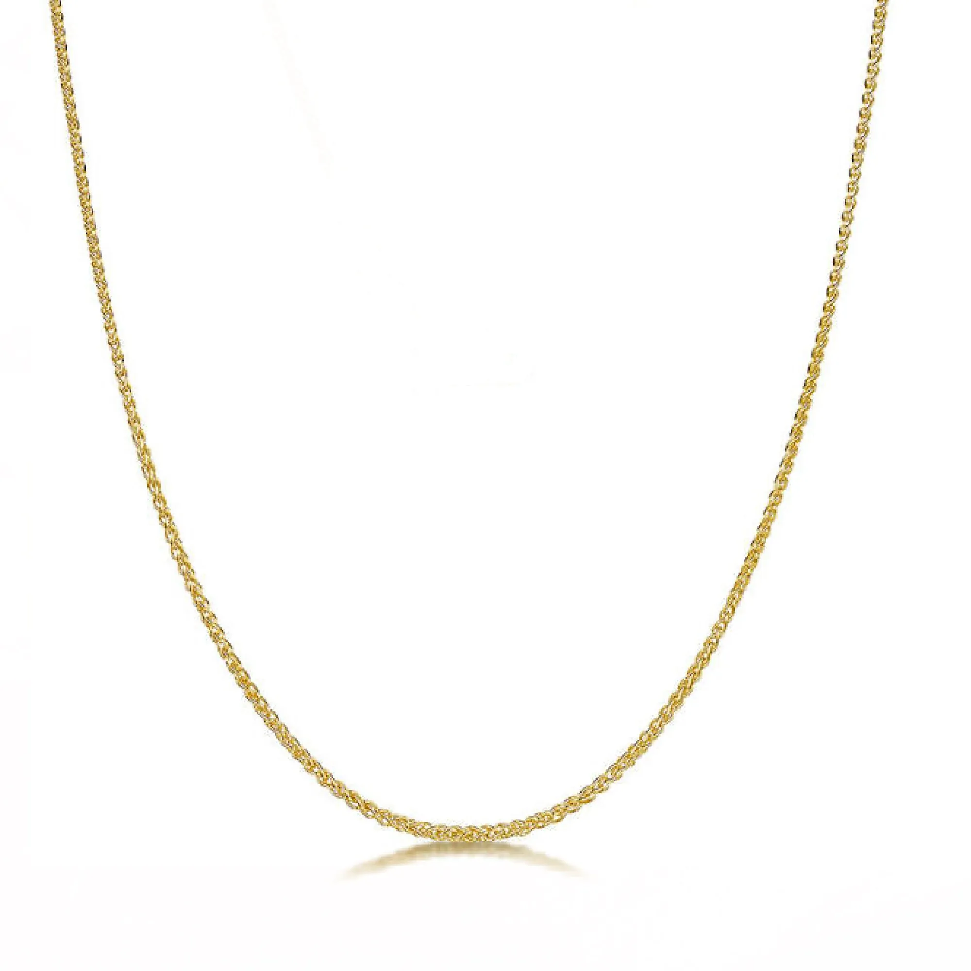 Solid 9ct Gold Heavier Spiga Chain Necklace