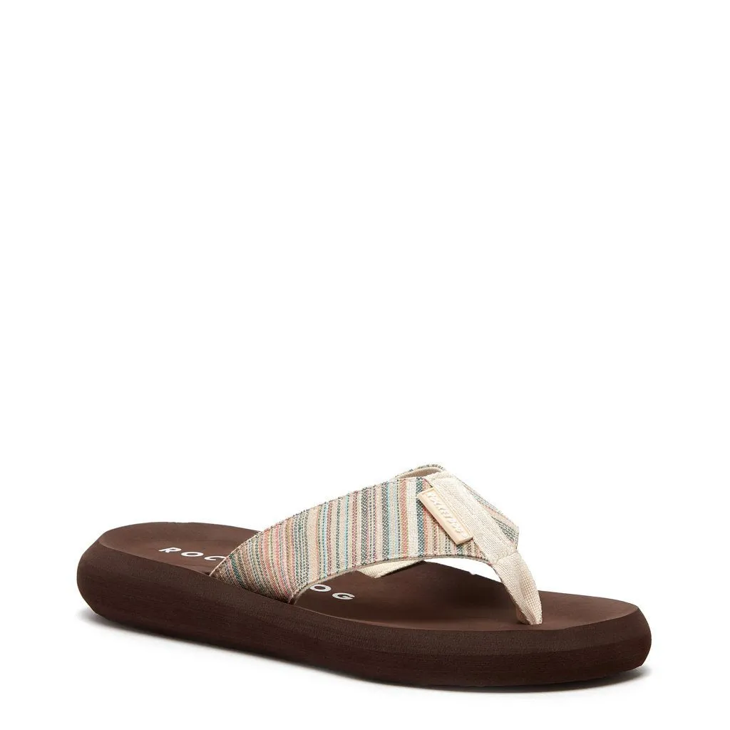 Spotlight Multicolor Brown Flip Flop