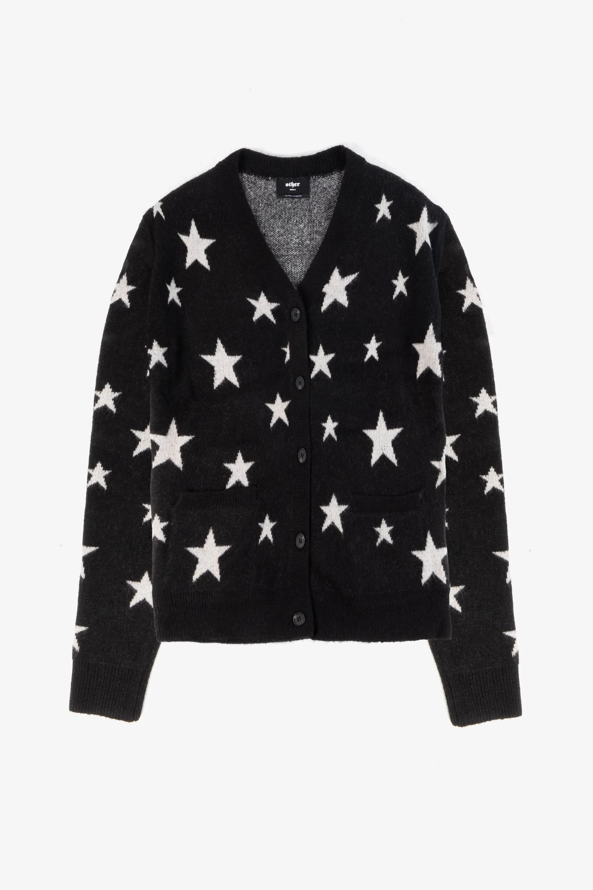 Star Cardigan | Black & White