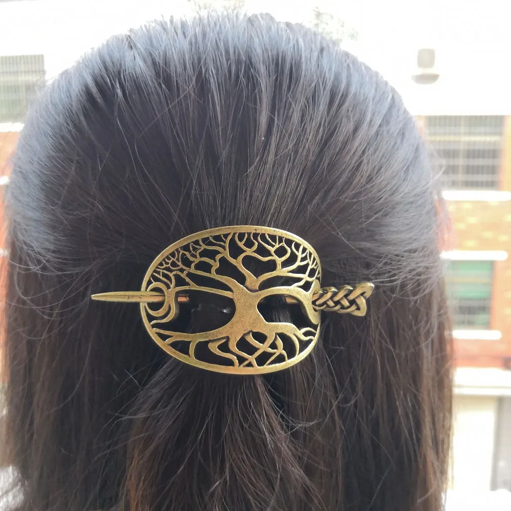 Tree of Life Stick Barrette