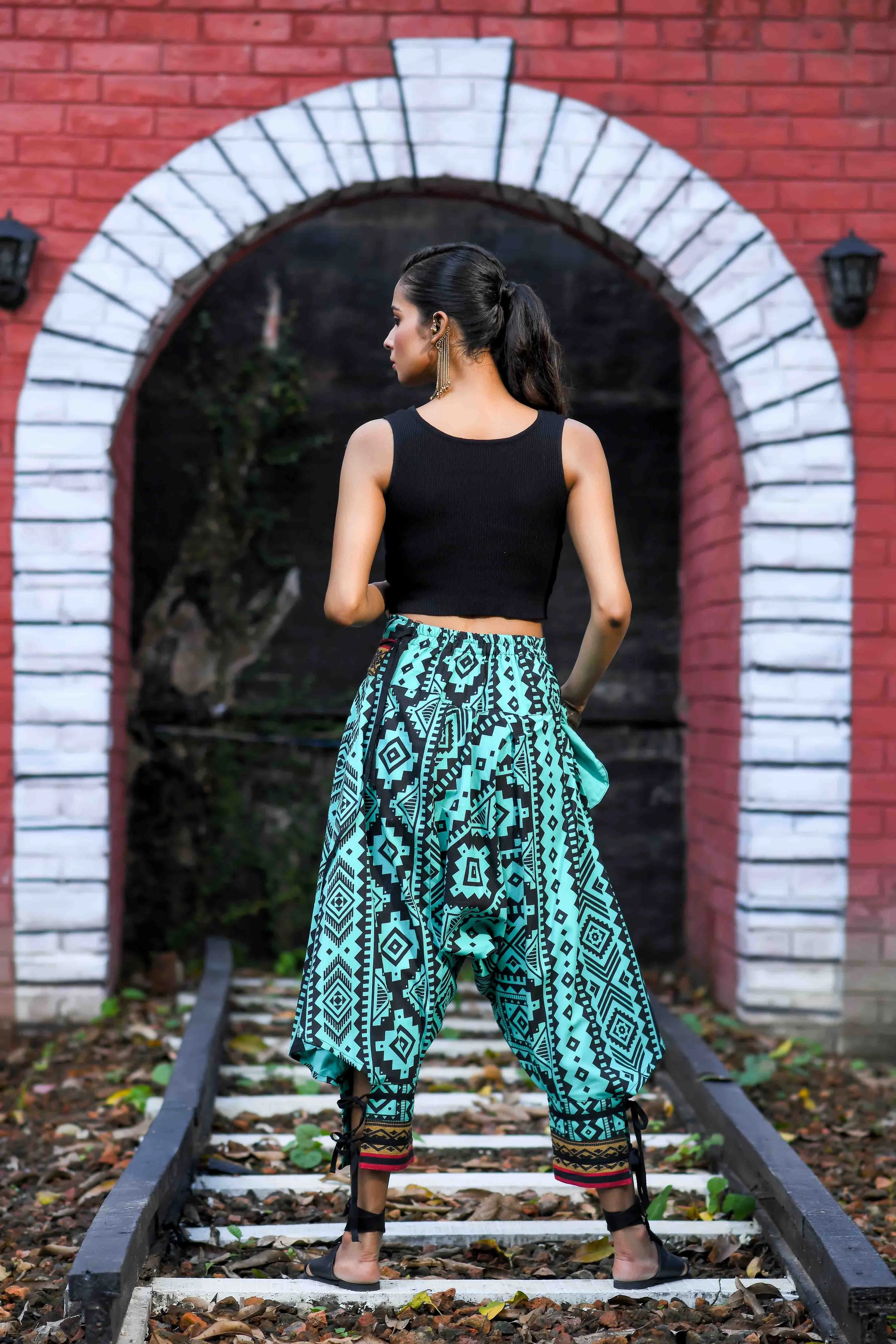 Turquoise Prince Unisex Harem Pant