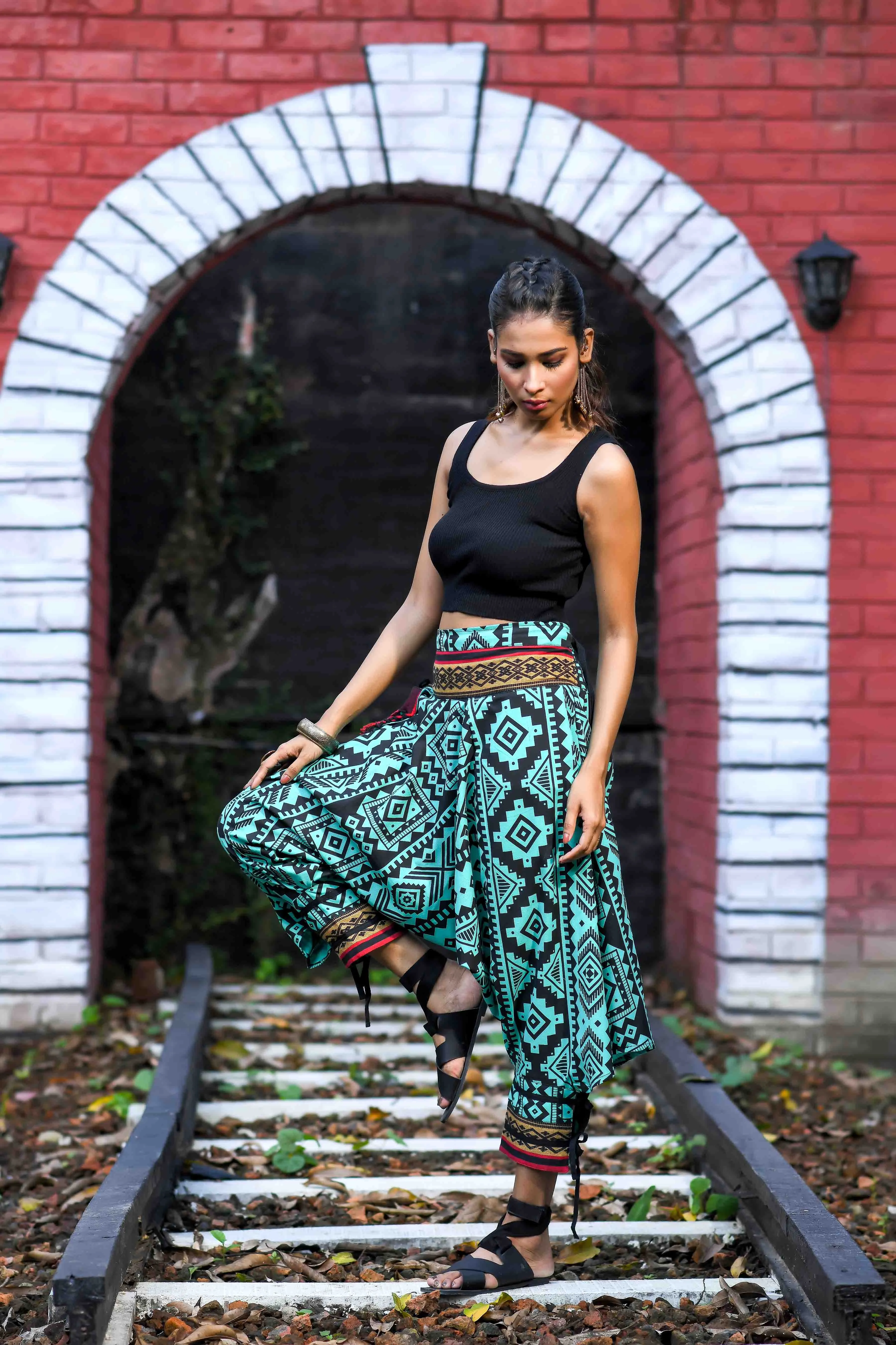 Turquoise Prince Unisex Harem Pant