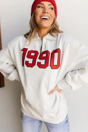 University Zip Pullover - 1990