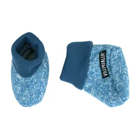 Villervalla Ocean/ Marble Pile Fleece Booties