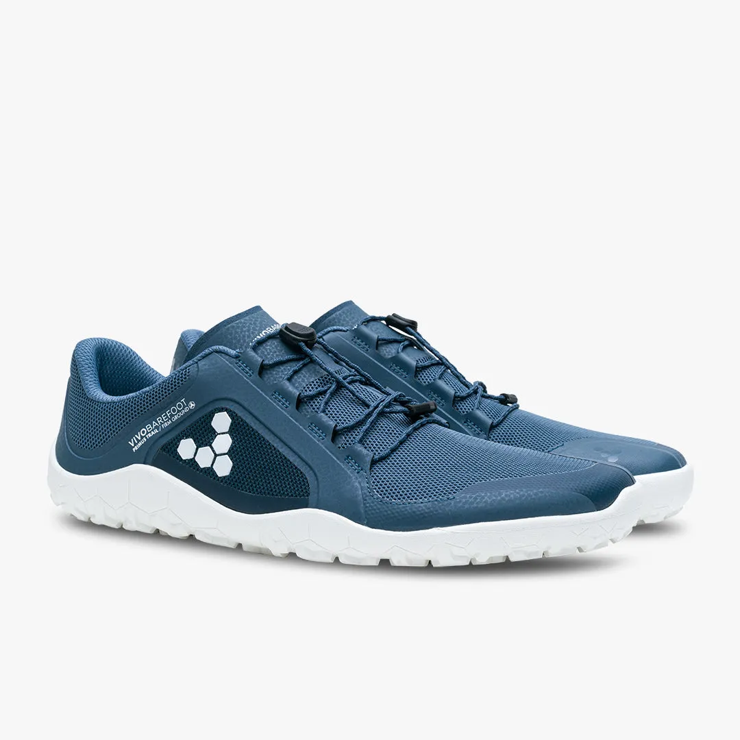 Vivobarefoot Primus Trail II FG Mens – Deep Sea Blue / White