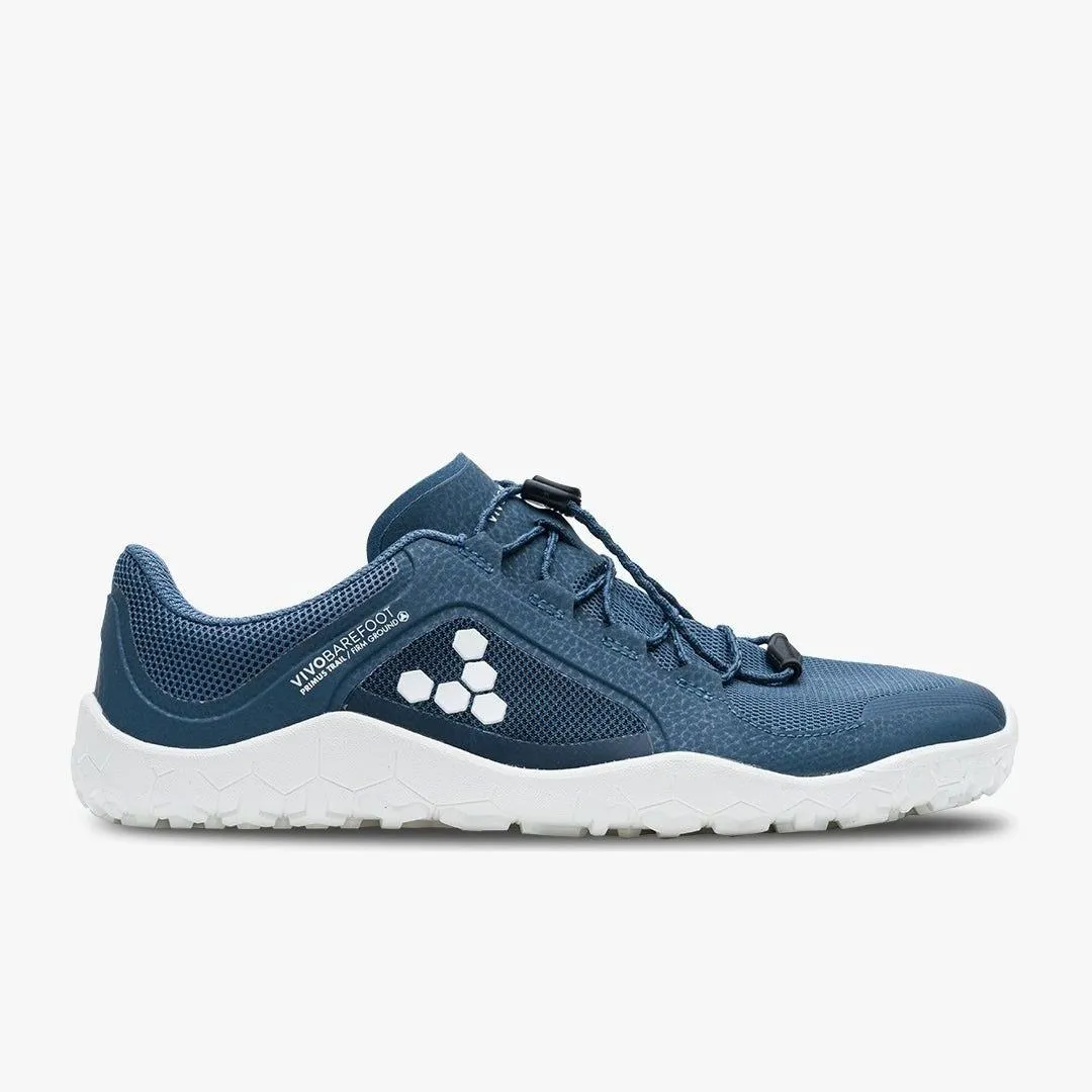 Vivobarefoot Primus Trail II FG Mens – Deep Sea Blue / White