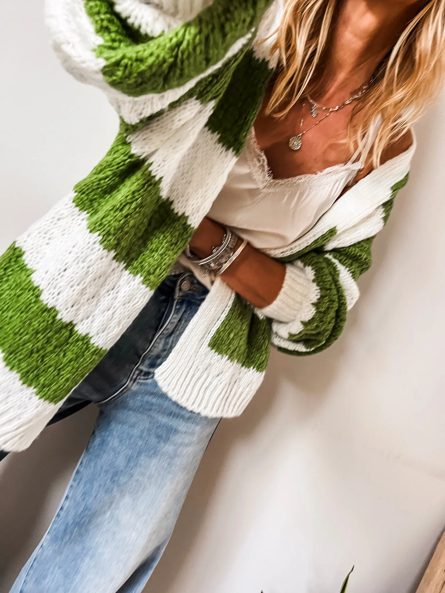 Waffle Knit Cardigan