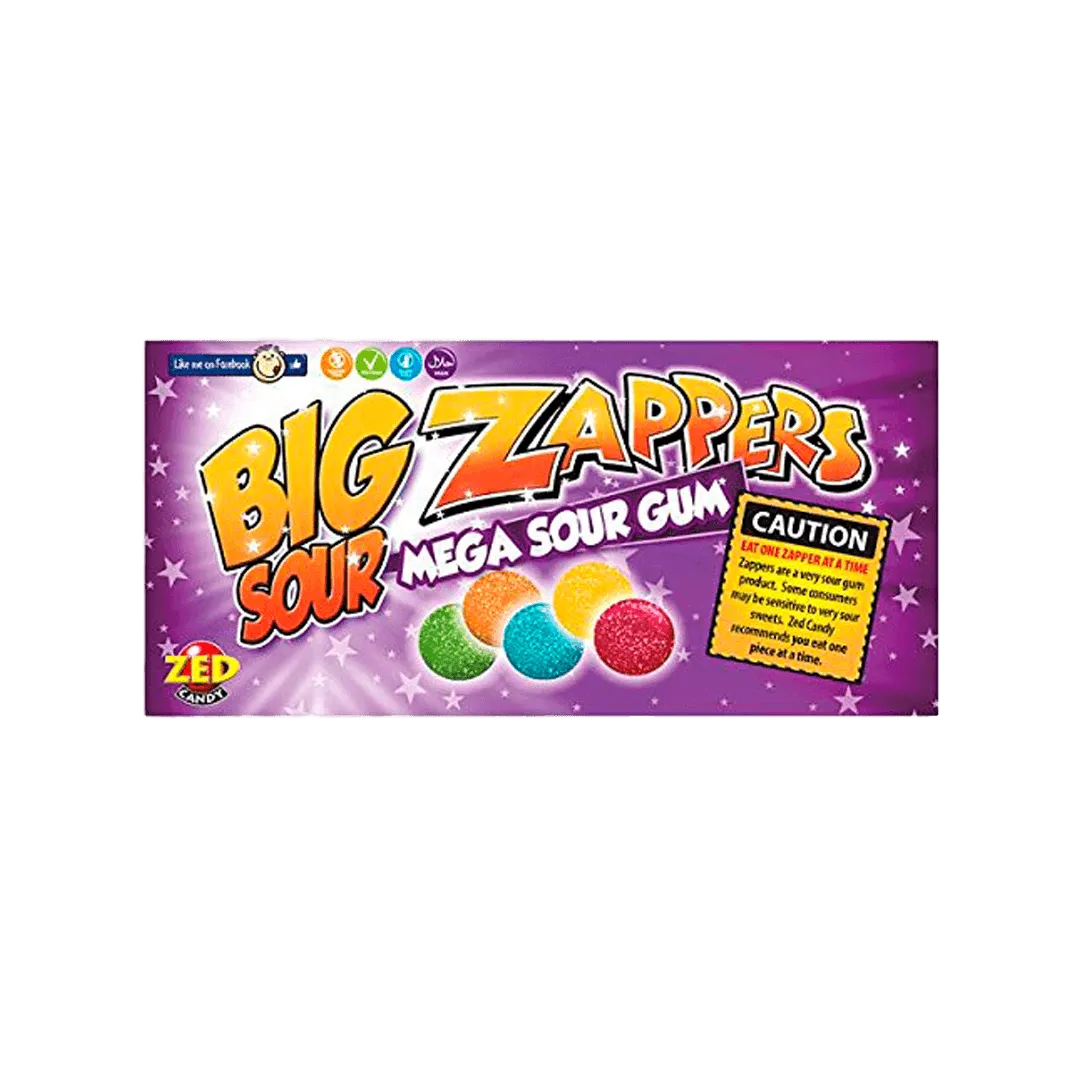 ZED Candy Zappers Original Mega Sour Gum